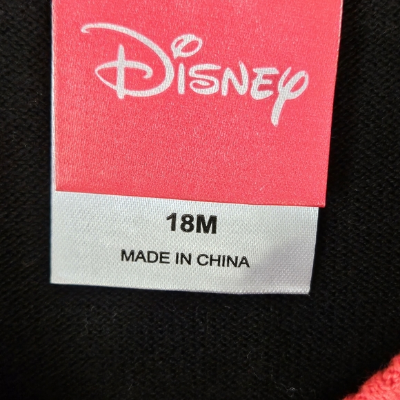 NWT Disney Minnie Mouse Toddler Girls Christmas Sweater PLEASE LOOK AT SIZE PICS - Picture 6 of 11